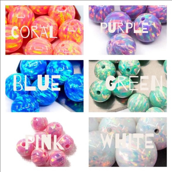 Fake Septum Ring w/Fire Opal Gemstone - Clips On - Picture 4 of 8